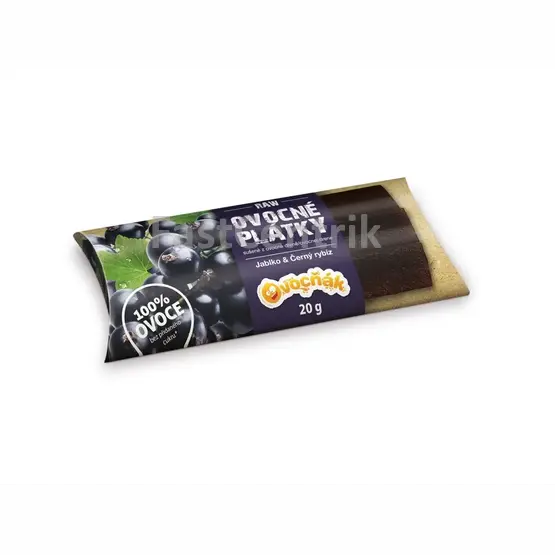 Ovocné plátky jablko-černý rybíz OVOCŇÁK 20 g