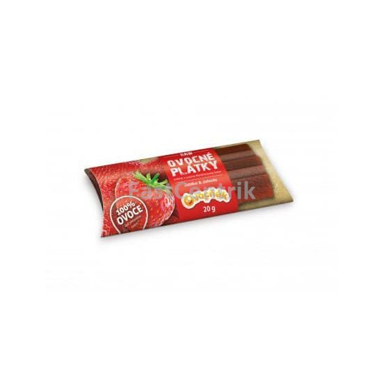 Ovocné plátky jablko-jahoda OVOCŇÁK 20 g