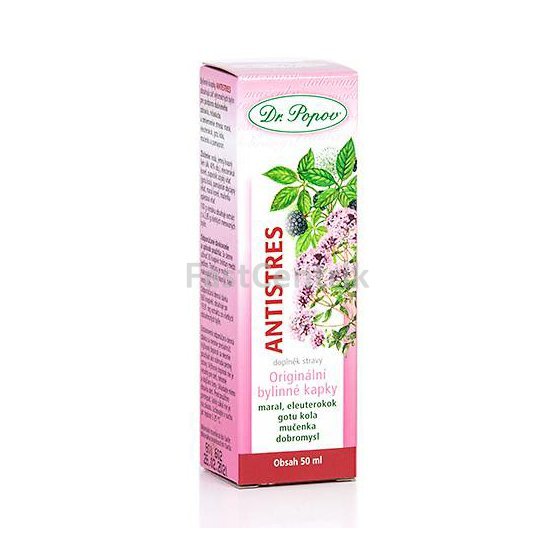 Bylinné kapky Antistres 50 ml Dr. Popov
