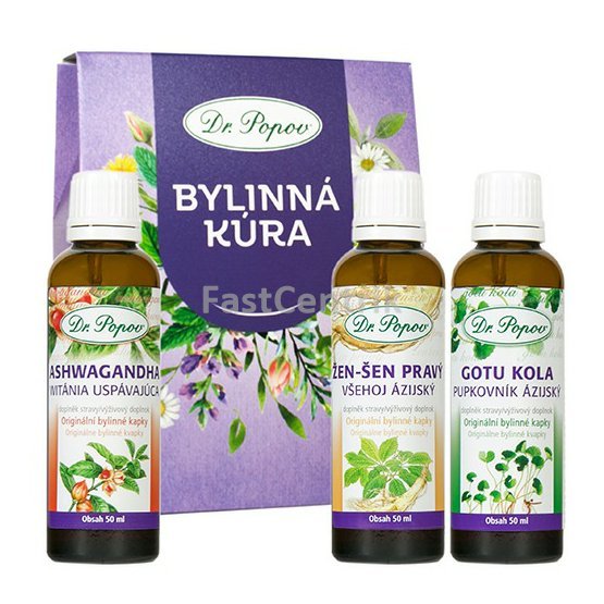 Bylinná kúra Dr. Popova DLOUHOVĚKOST Dr. Popov