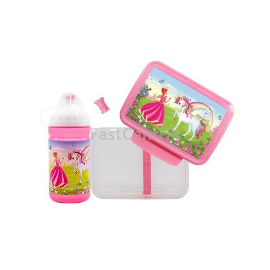 Set ZDRAVÁ LAHEV 0,5 l + ZDRAVÁ SVÁČA Princezna a jednorožec.jpg