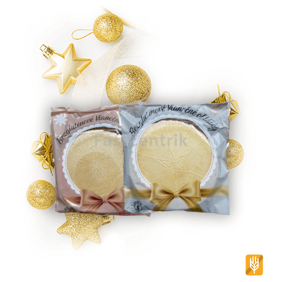 Vánoční oplatky bez lepku 50 g CIBI