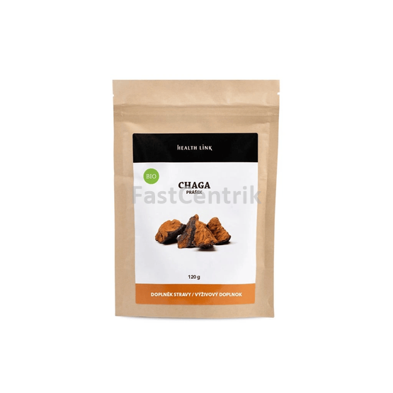 BIO Chaga prášek HEALTH LINK 120 g