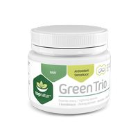 Green Trio - zelený ječmen, chlorella, spirulina TOPNATUR 180 tablet