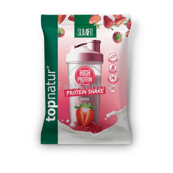 SLIM&FIT PROTEIN shake jahoda 30 g TOPNATUR