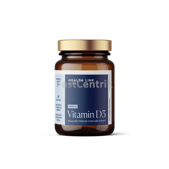 Vitamin D3 2 000 IU 50 μg HEALTH LINK 180 ks